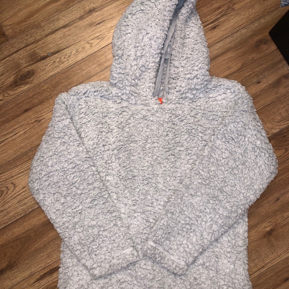 Fluffy pullover sweater